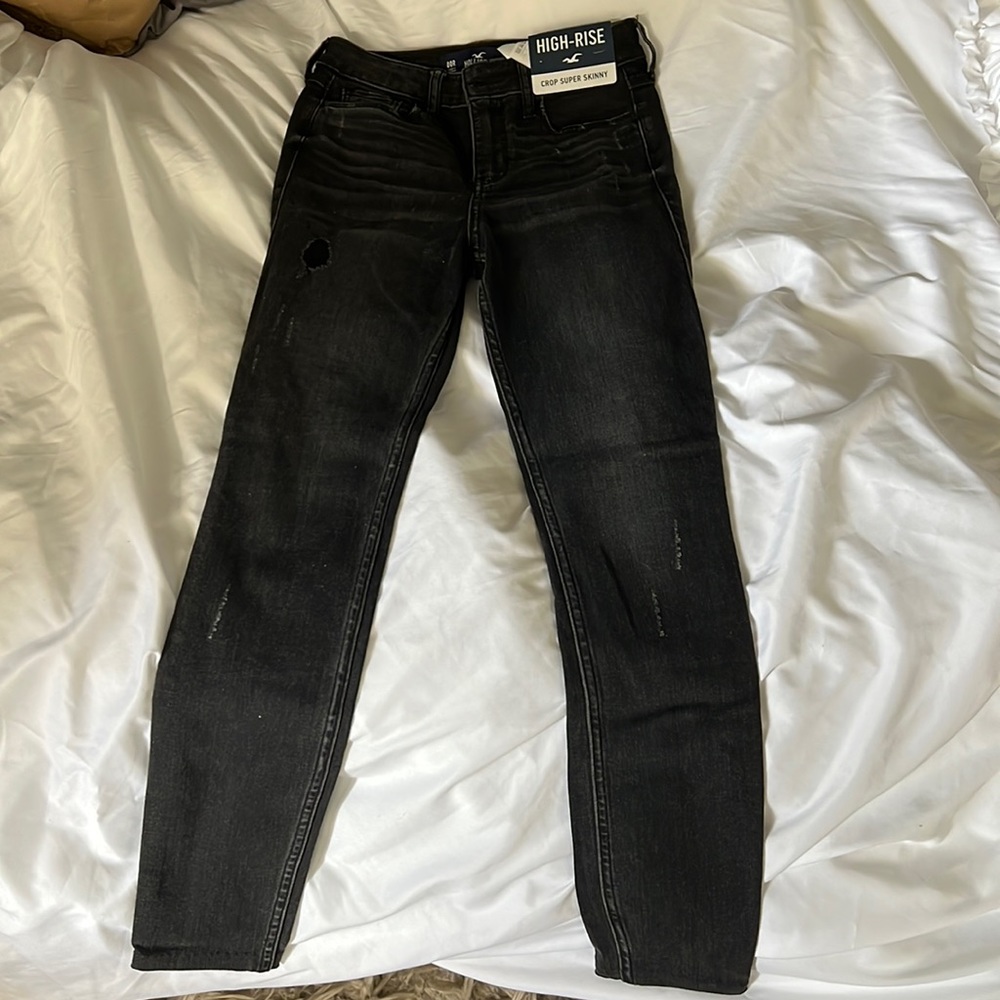 Hollister High Rise Crop Super Skinny Jeans